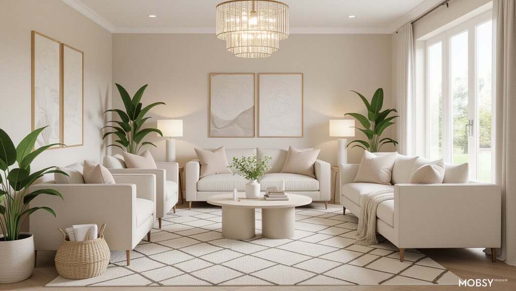 define spaces with rugs