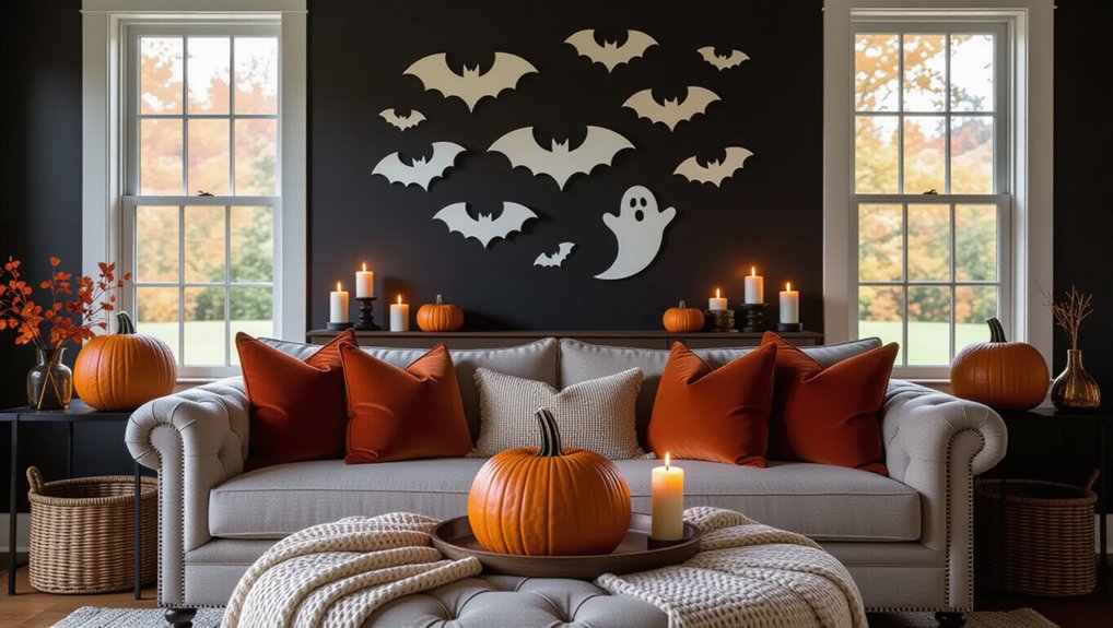 diy halloween wall art