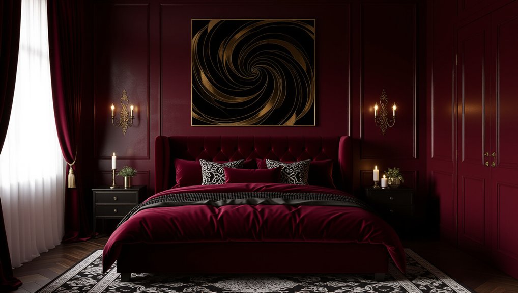 dramatic art transforms bedrooms
