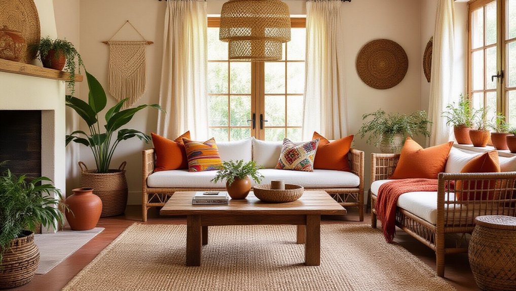 earthy colors create coziness