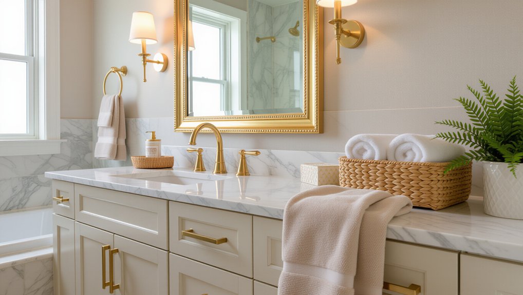 elegant bathroom hardware upgrade