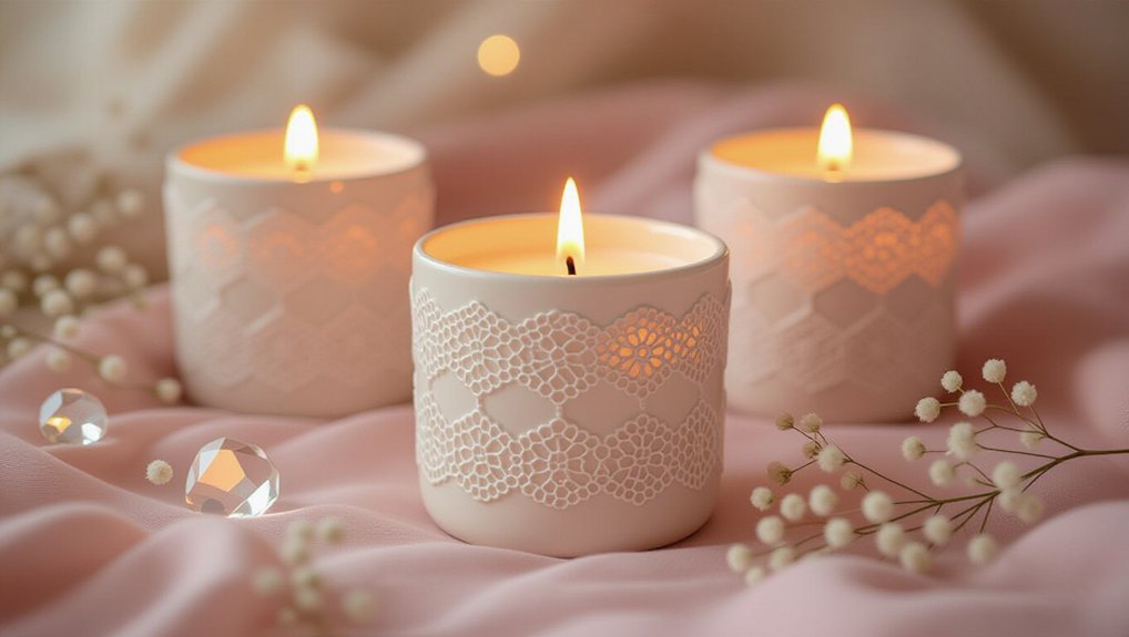 elegant cozy candle holders