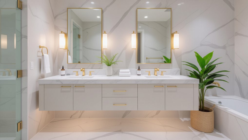 elegant dual sink solution