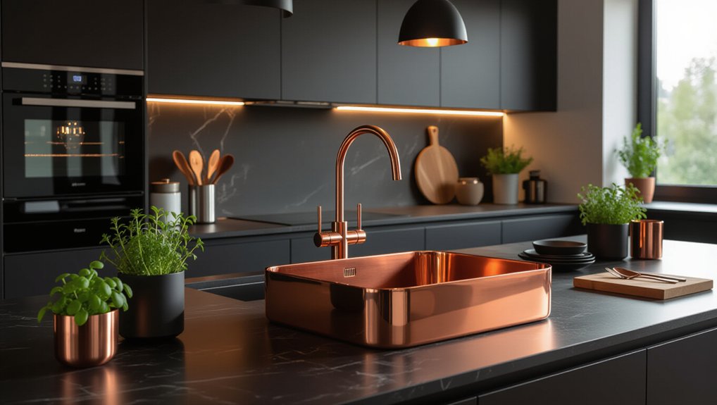 elegant durable copper centerpiece