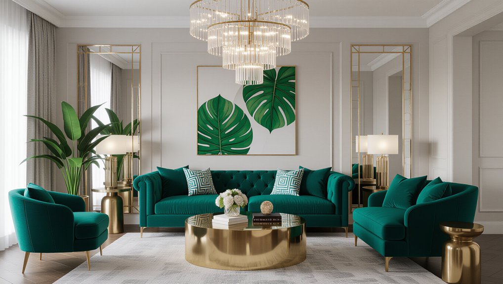 elegant metallic home accents