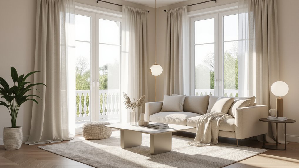 elegant window drapery transformation