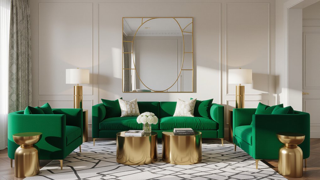 elevate spaces with metallics