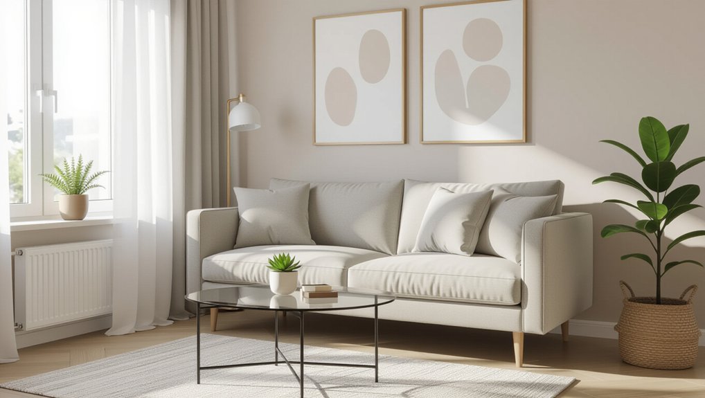 embrace minimalist living spaces