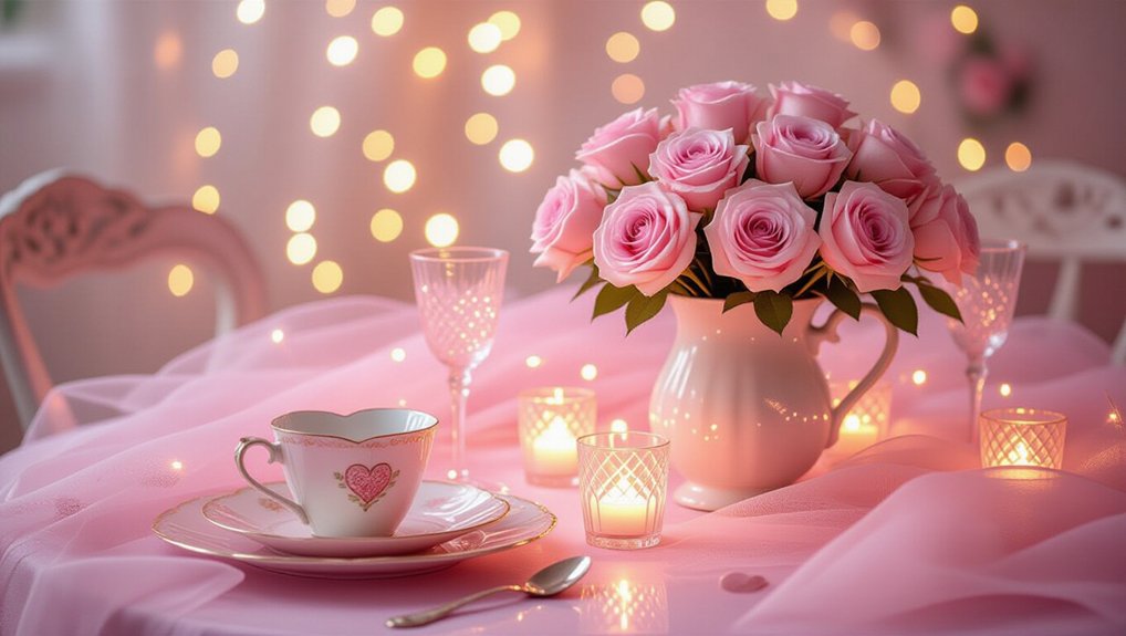enchanting pink fairy lights