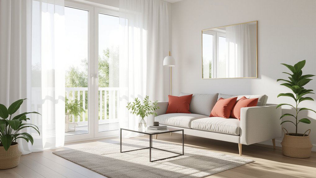 enhance light with sheers