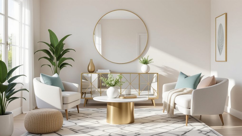 enhance space with mirrors