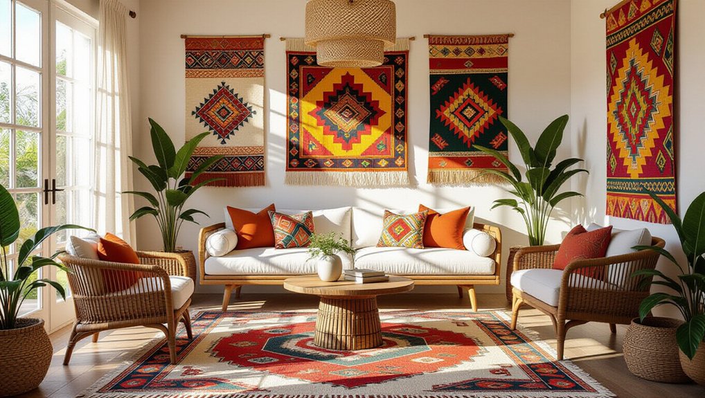 ethnic wall hangings transform spaces