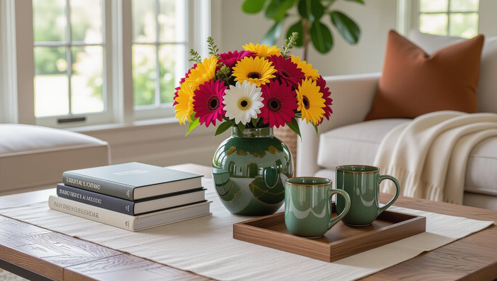 eye catching coffee table centerpiece