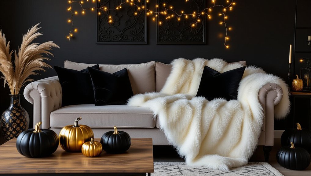 faux fur adds luxury