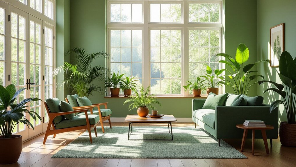 forest green minimalist harmony