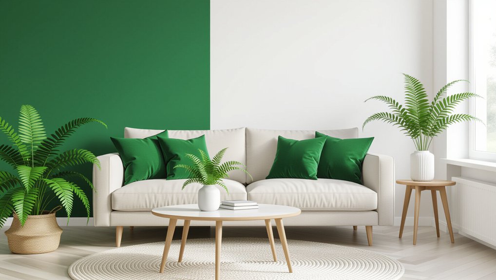forest green scandinavian serenity