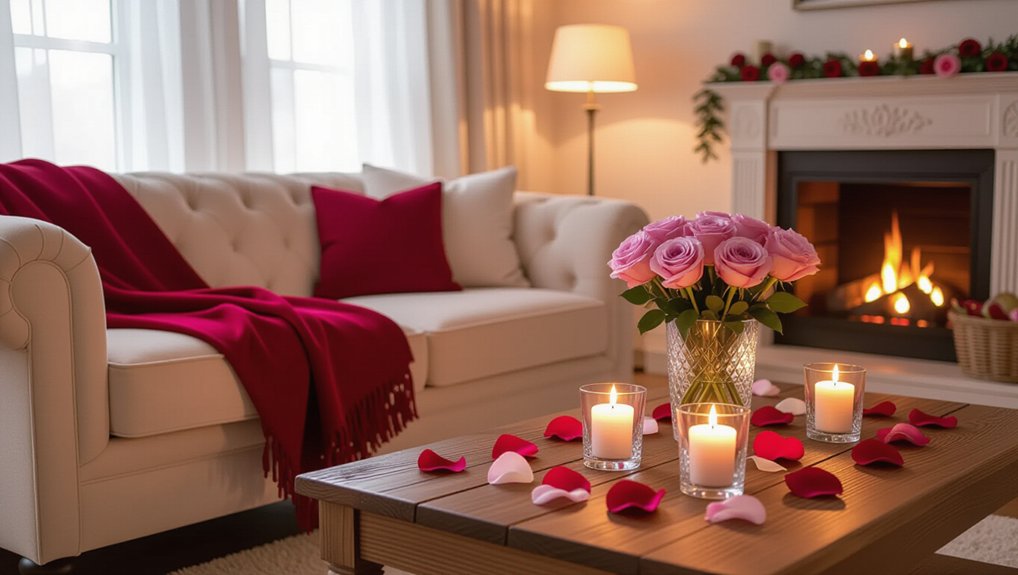 fresh flowers enhance ambiance