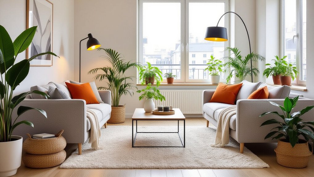 furniture arrangement enhances atmosphere