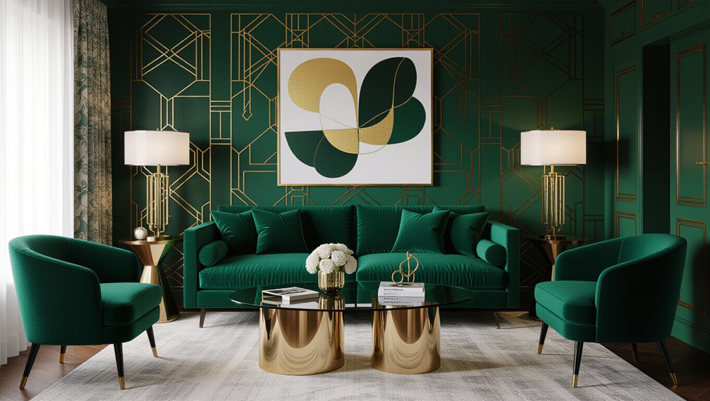 glamorous art deco decor