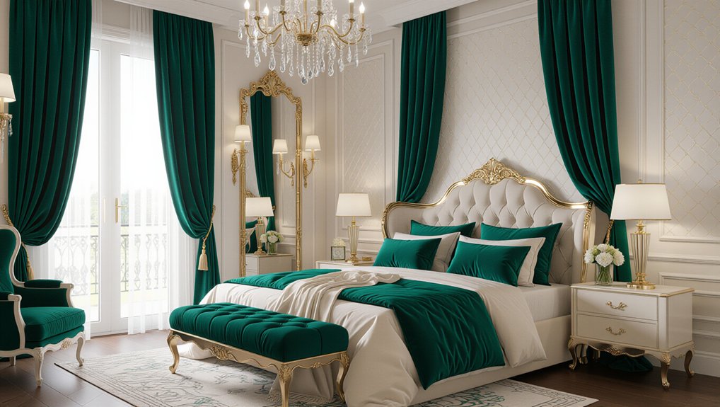 glamorous bedding layer styles