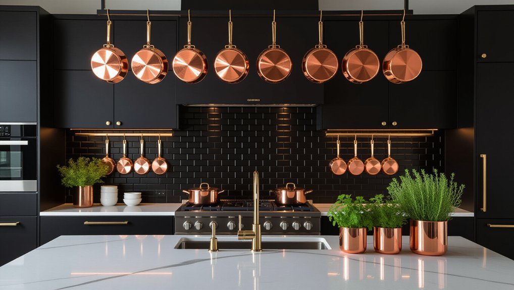 glamorous functional copper cookware