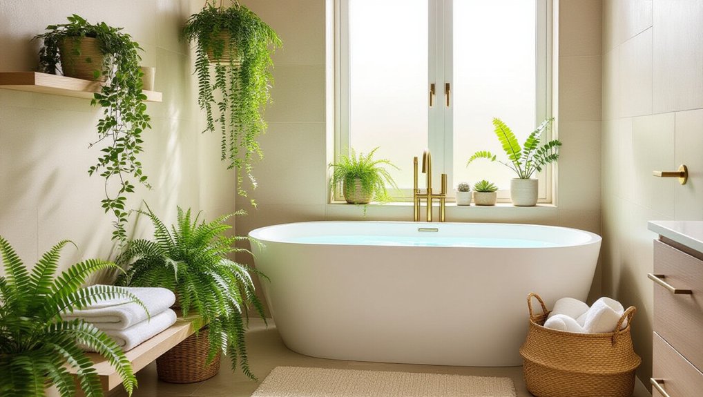 greenery for bathroom wellness