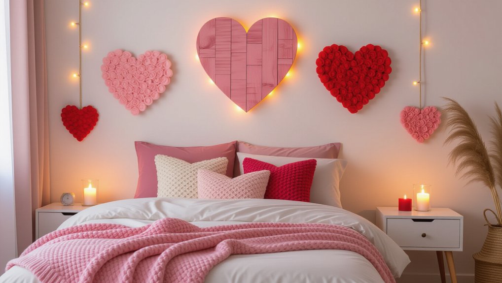 heart shaped gallery wall art