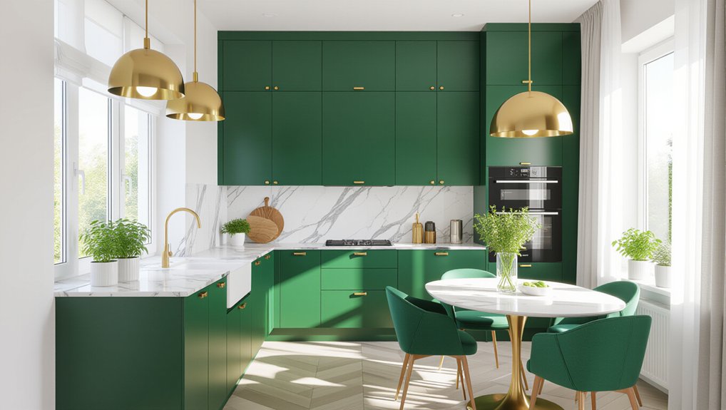 illuminate emerald green elegance