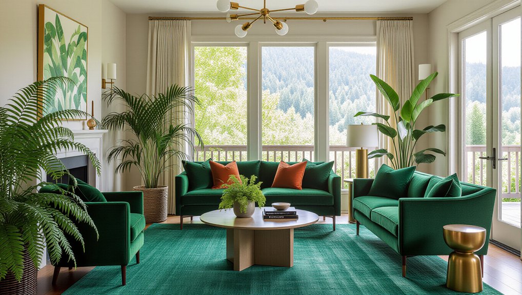 incorporate forest green accents
