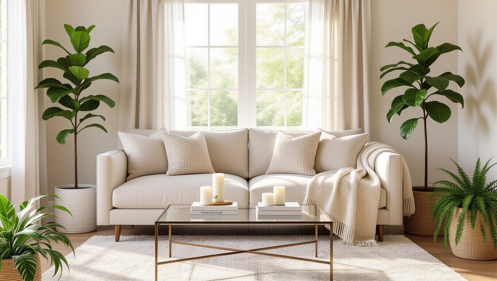 incorporate indoor plant life