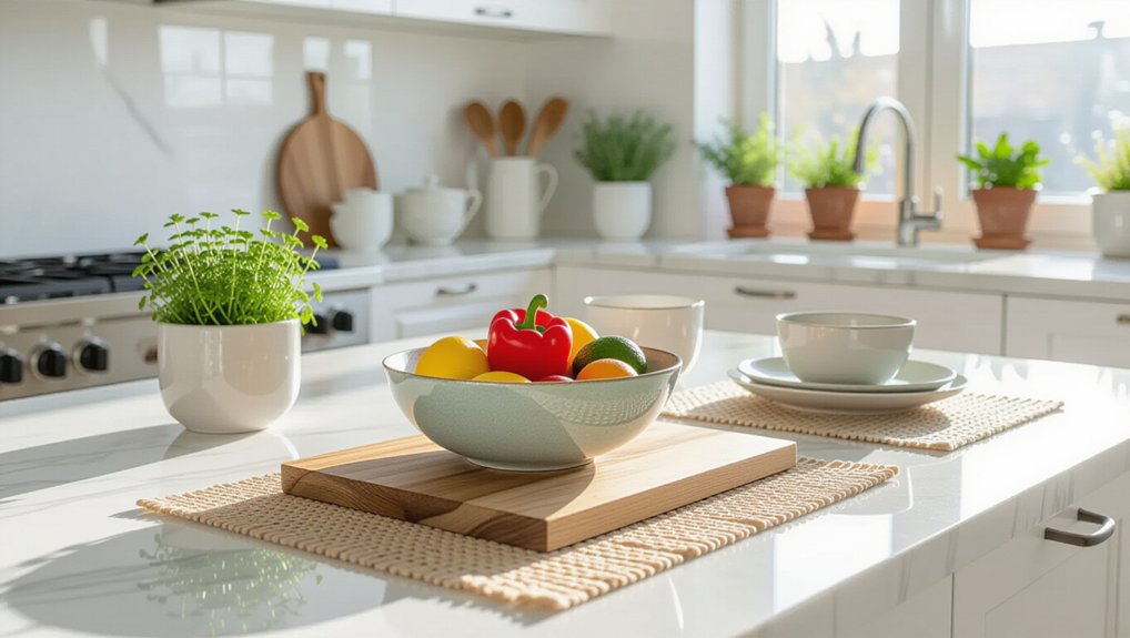 layered kitchen decor techniques