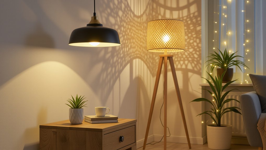 layered lighting for ambiance