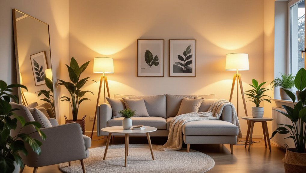 layered lighting for depth
