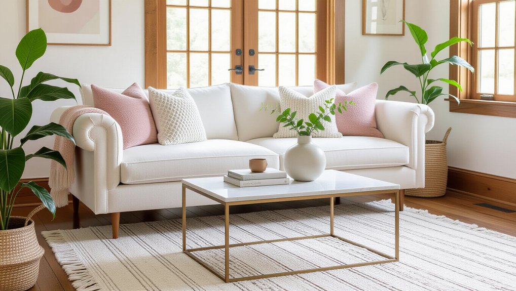 layered rugs for coziness