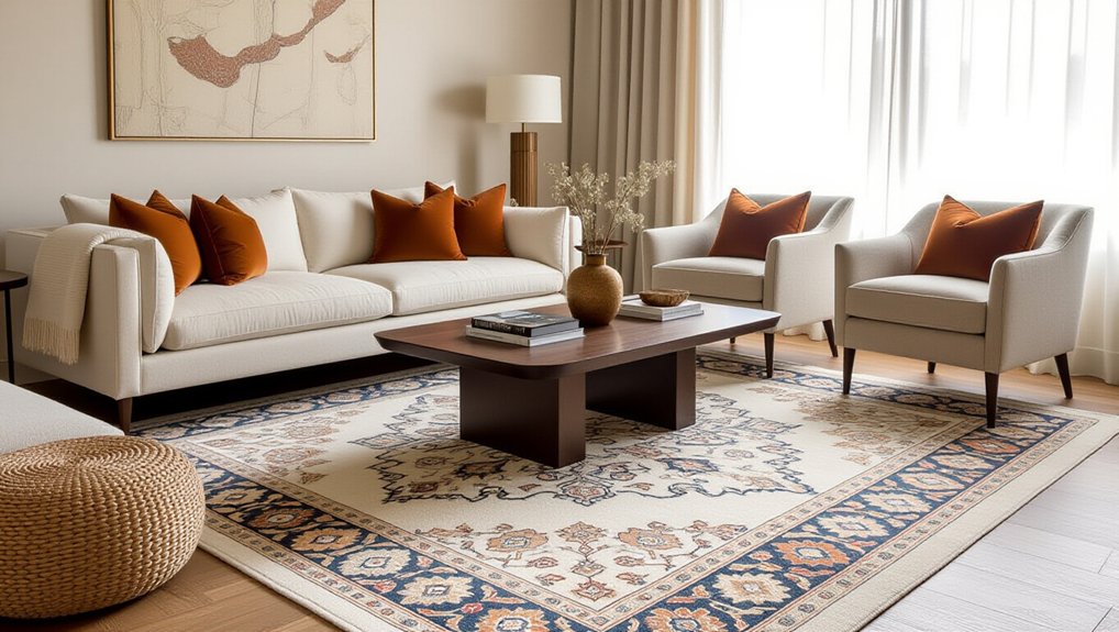layered rugs for style