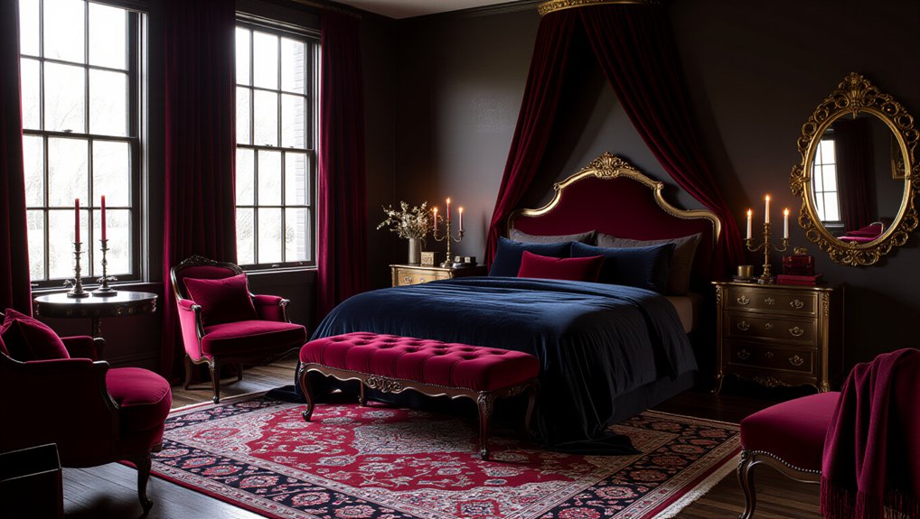 layered rugs for warmth