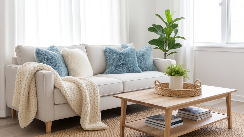 layered textures for coziness