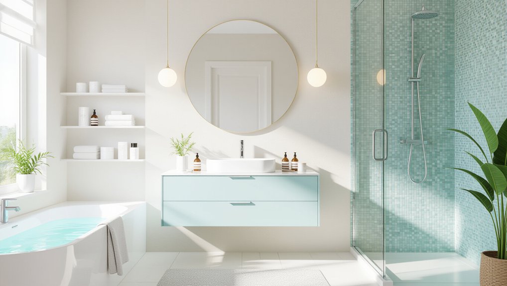 light colors create spaciousness
