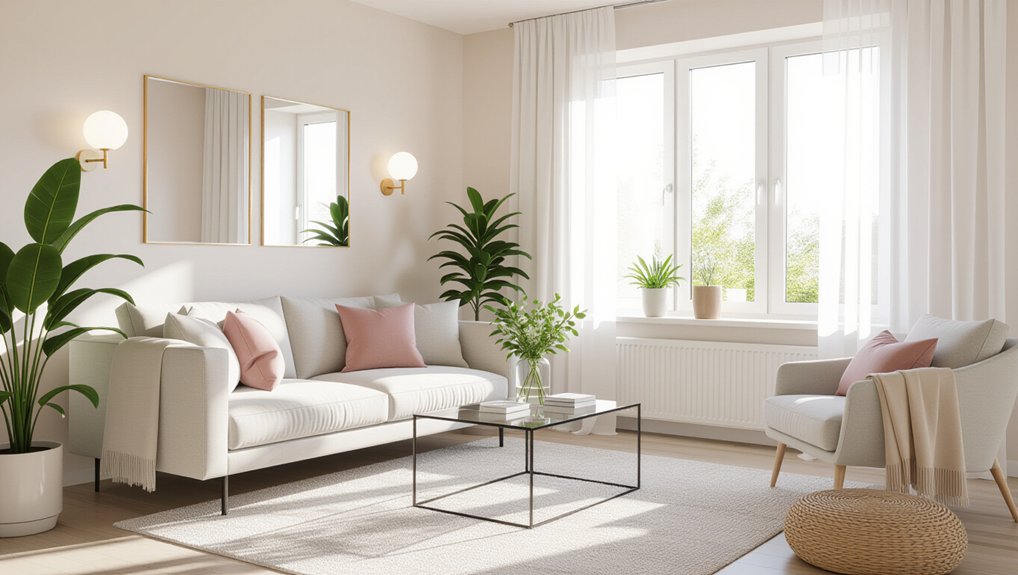 light colors enhance space