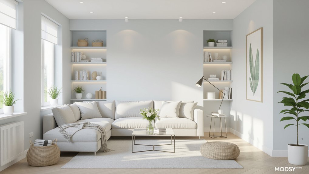light colors expand space
