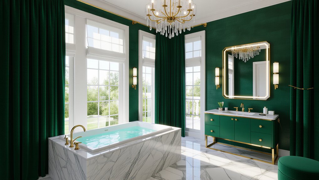 luxurious neo deco bathroom