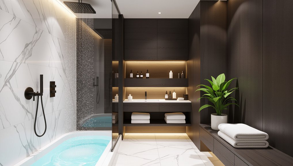 luxurious rain showerhead options