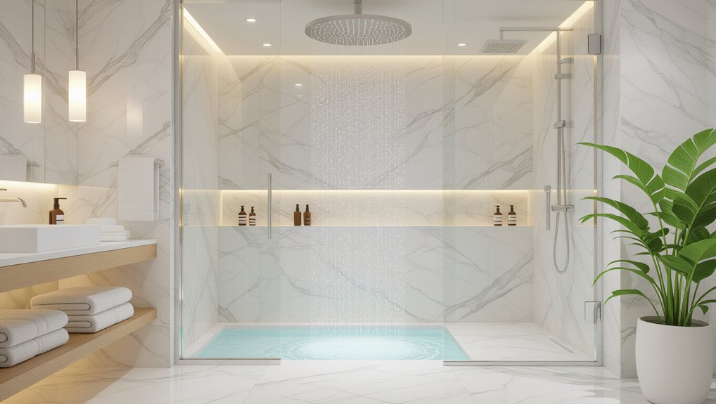 luxurious showerhead upgrade options