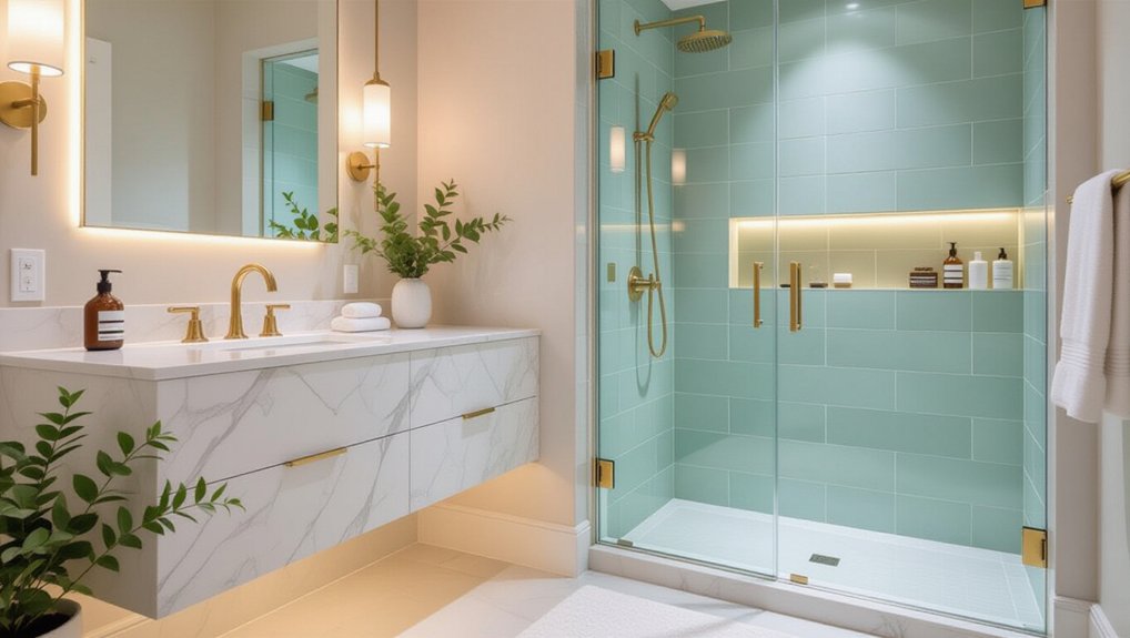 luxurious small bathroom designs