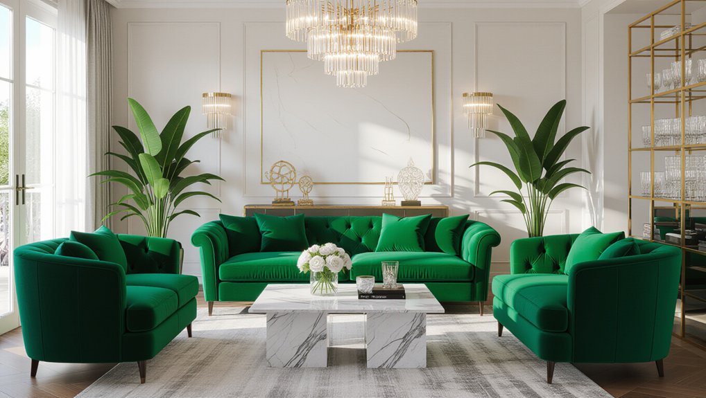 luxurious velvet art deco