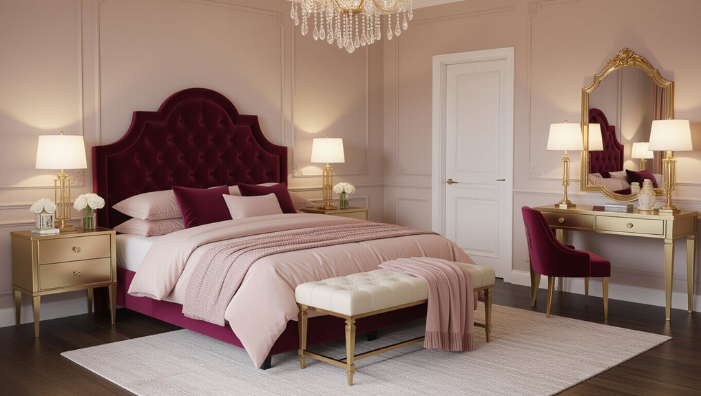 luxurious velvet textures elevate