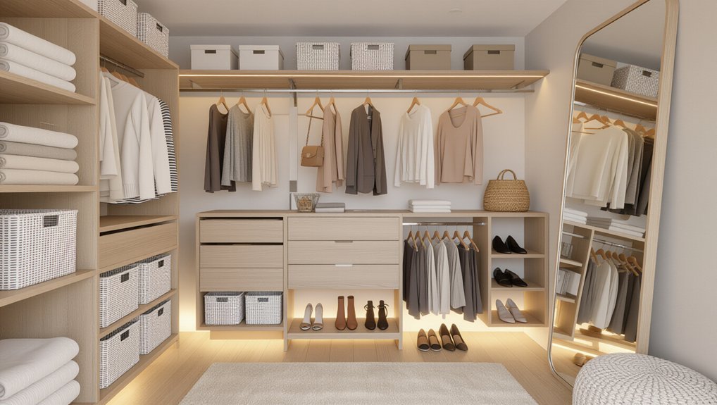 maximize closet space efficiently