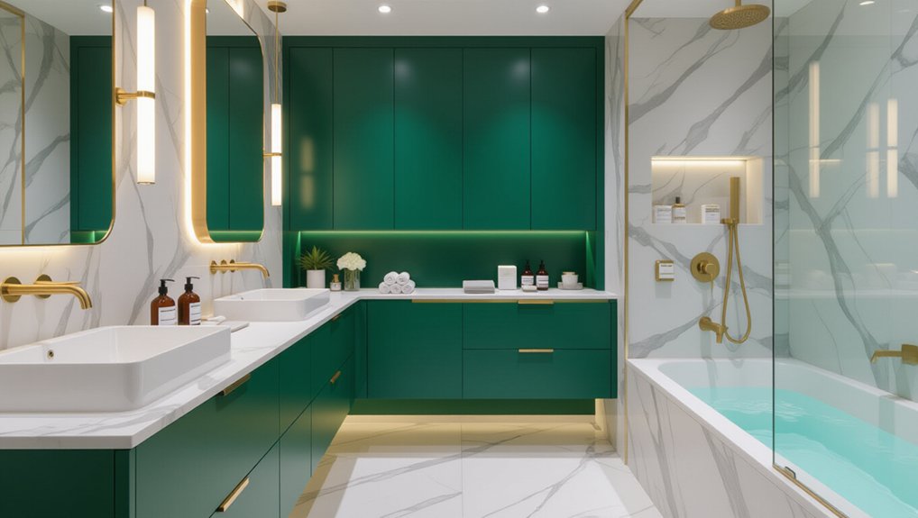 maximize small bathroom storage