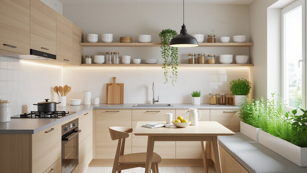maximize small kitchen space