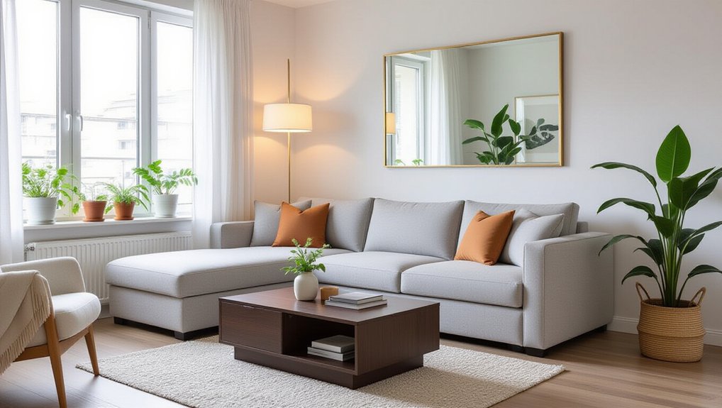 maximize space with multifunctional furniture